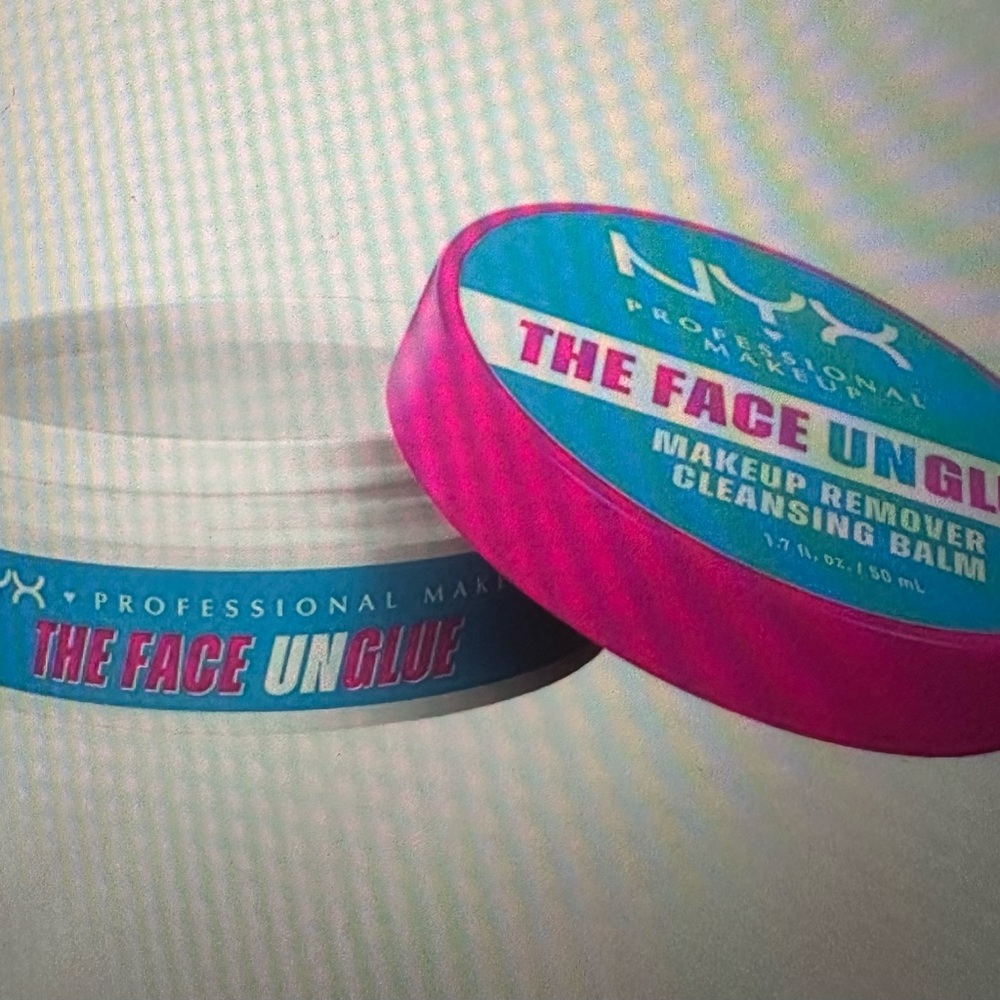 NYX The Face UnGlue Cleansing Balm - Pink & Teal Accent